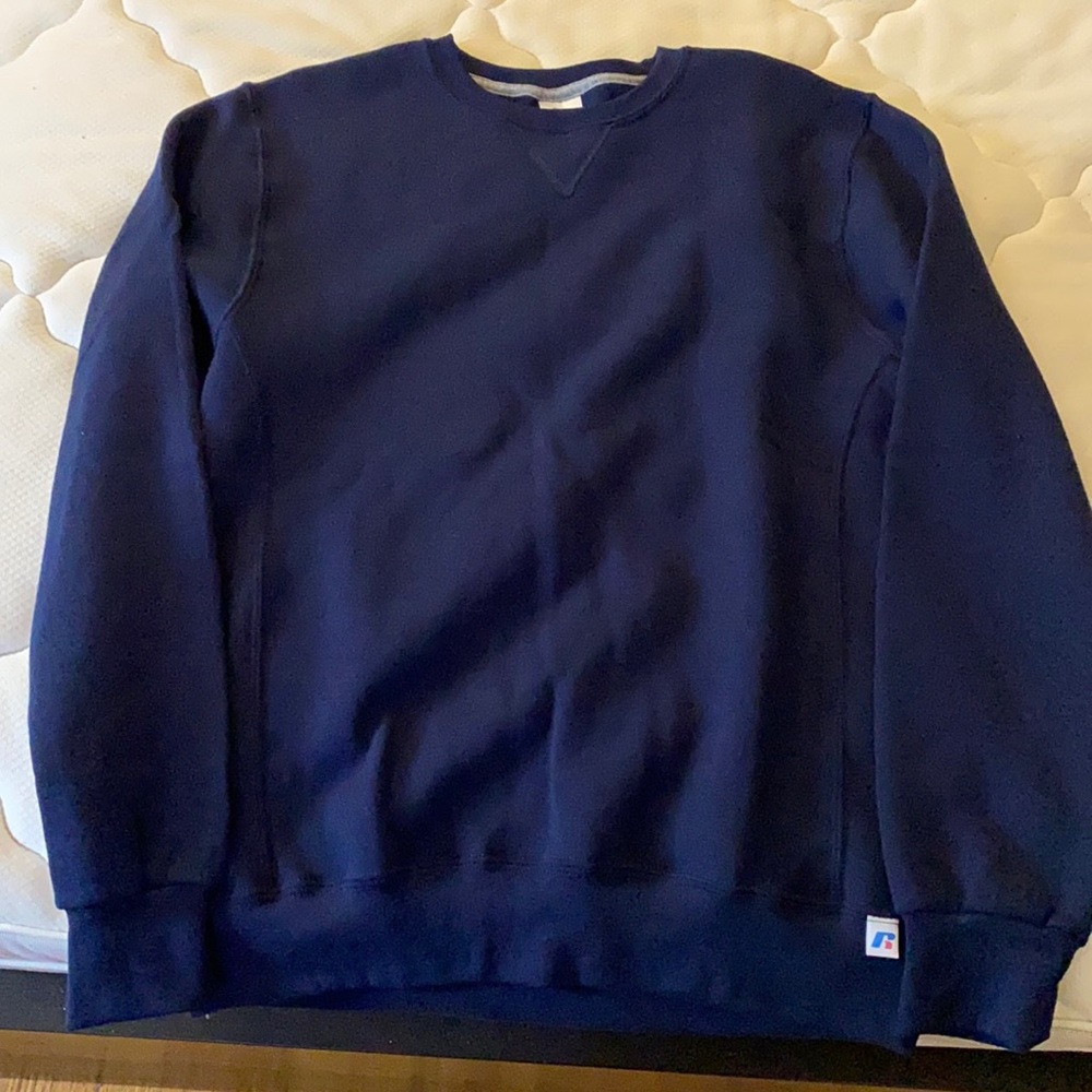 Russell Athletic Navy Sz Medium Sweatshirt